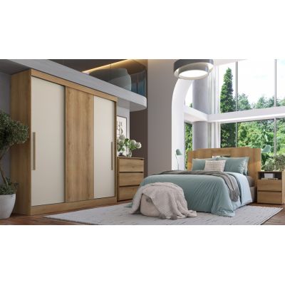 ROUPEIRO VISION  3 PORTAS CAPUCCINO/OFF WHITE