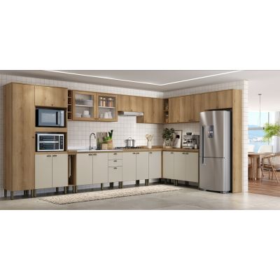 Kit 08 Cozinha Finesse  16 módulos