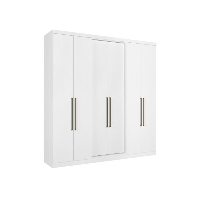ROUPEIRO PRESENCE 6 PORTAS BRANCO