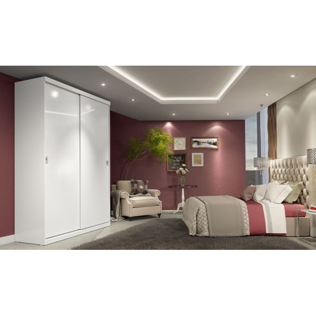 ROUPEIRO HARMONY 2 PORTAS BRANCO
