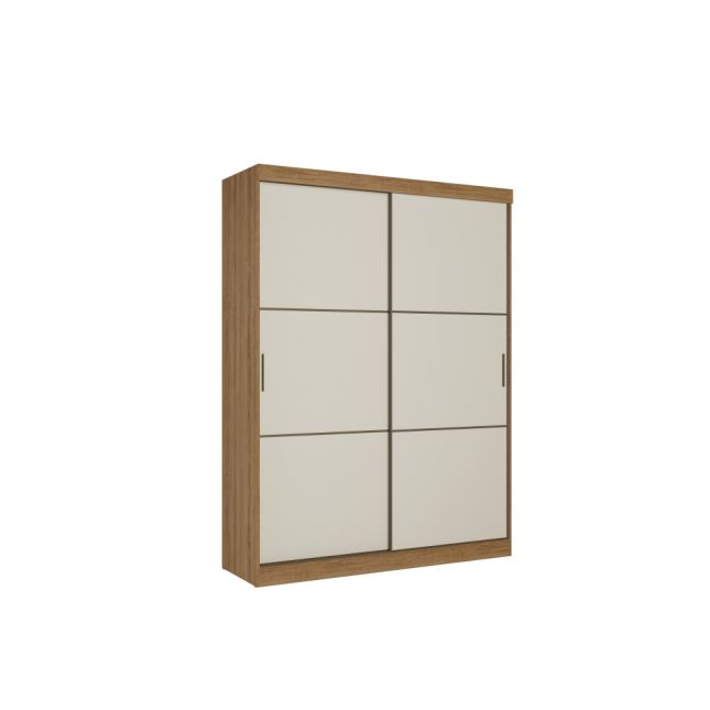 ROUPEIRO COMFORT 2 PORTAS ALMEDRA/OFF WHITE